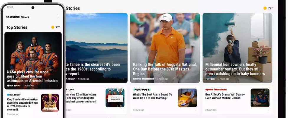 Samsung Samsung bringt News auf den Markt wird diese Legacy App