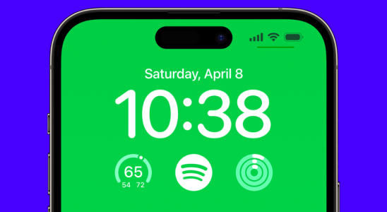 Spotify stellt Sperrbildschirm Widget fuer iPhones vor