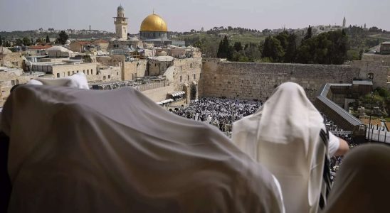 Syrien In der Naehe des Jerusalemer Heiligtums bauen sich Spannungen