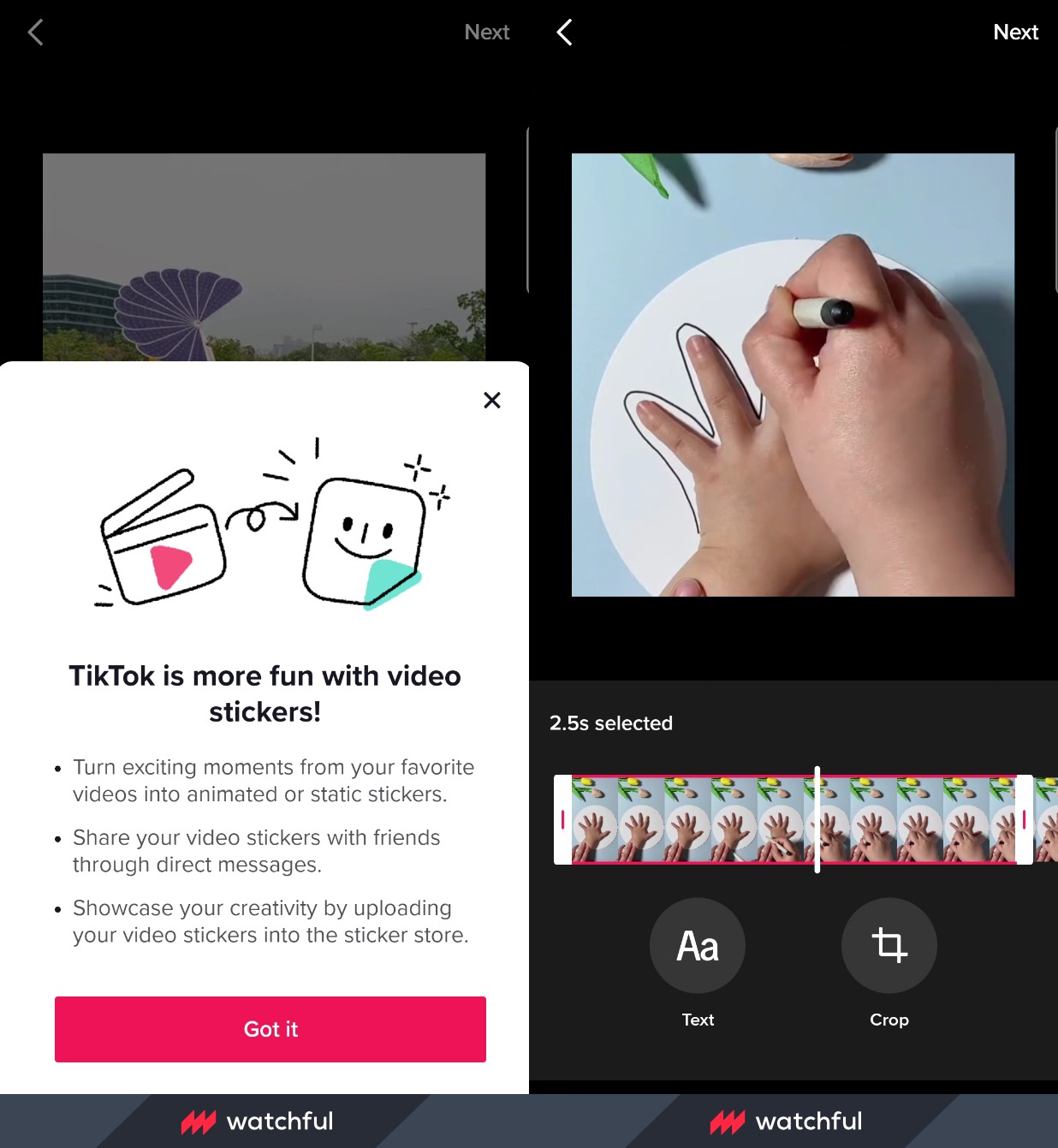 TikTok hat stillschweigend eine GIF aehnliche „Videosticker Funktion fuer Direktnachrichten eingefuehrt