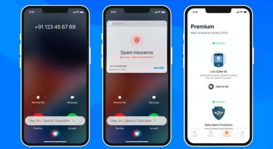 Truecaller Truecaller Live Caller ID auf iPhones erhaelt Siri Unterstuetzung so