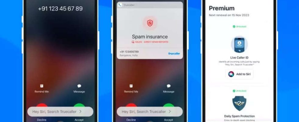 Truecaller Truecaller Live Caller ID auf iPhones erhaelt Siri Unterstuetzung so