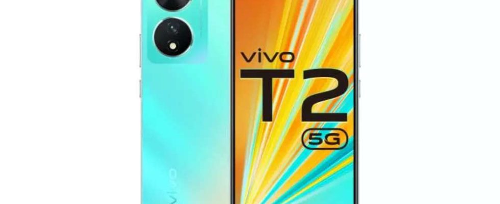 Vivo T2 5G wird heute in Indien zum Verkauf angeboten