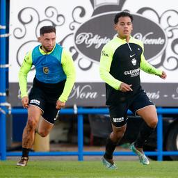 Wittek und Manhoef fuer Kampf beim Vitesse Training bestraft Fussball