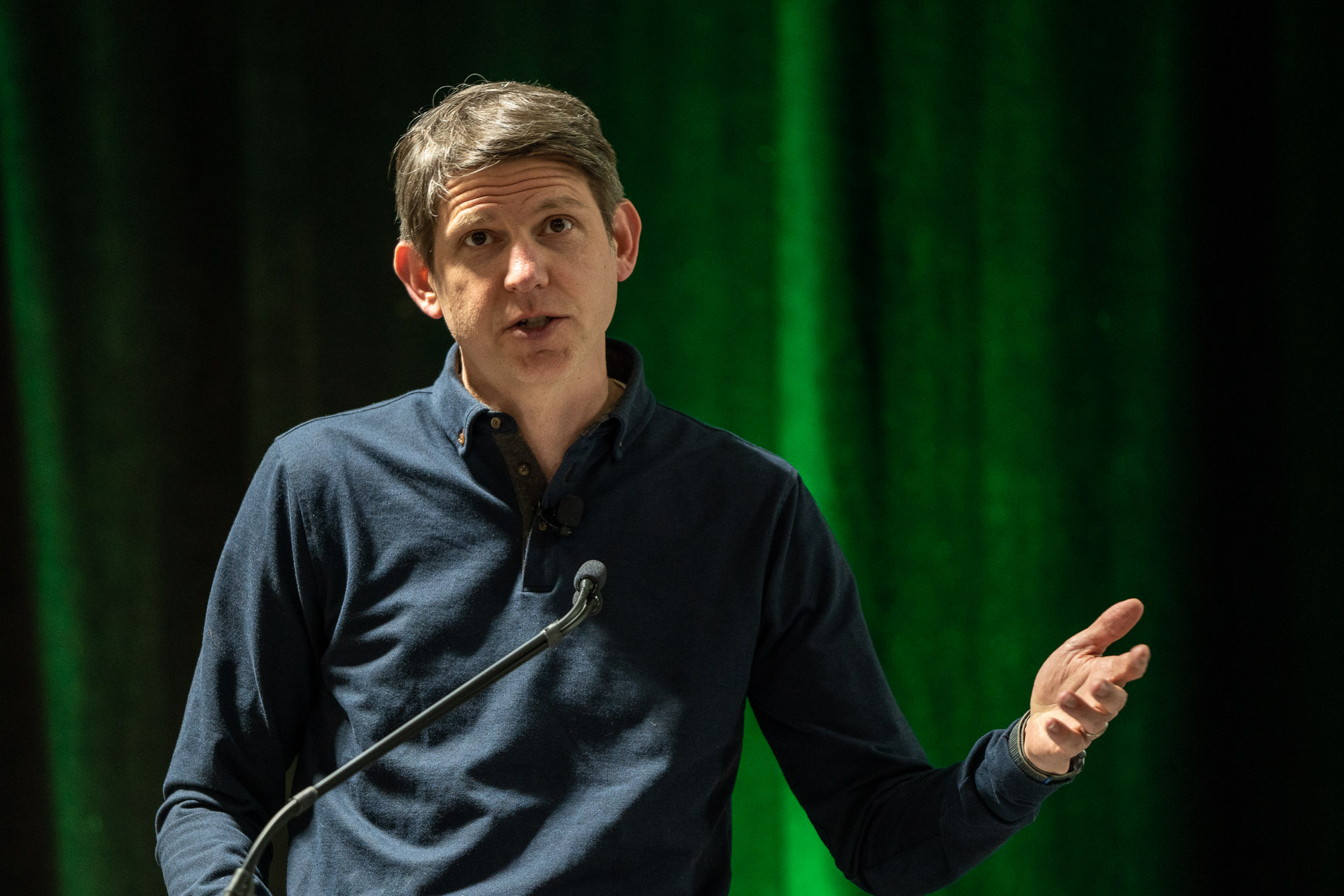 David Thacker, GP bei Greylock, sprechen "So finden Sie den Product-Market-Fit" bei TechCrunch Early Stage in Boston am 20. April 2023. Bildnachweis: Haje Kamps / TechCrunch