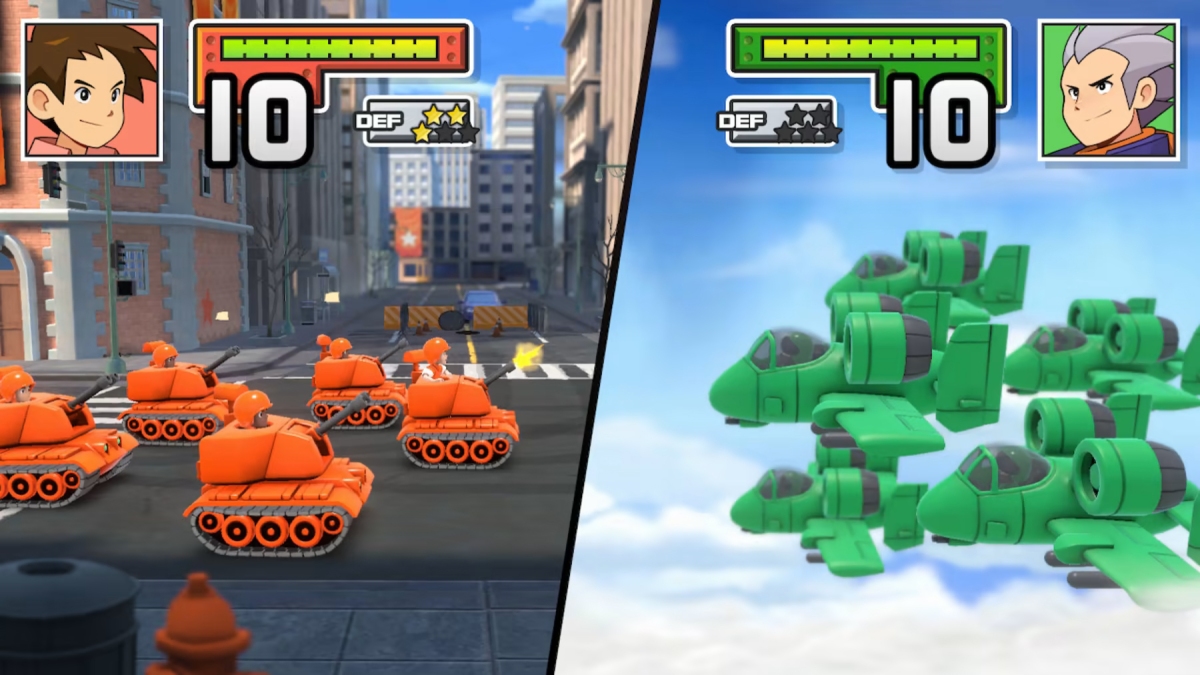 Ich bitte Sie, Advance Wars 1+2: Re-Boot Camp 1 2 von WayForward und Intelligent Systems auf Nintendo Switch zu spielen und auszuprobieren, ein fantastisches Kriegsstrategie-Puzzlespiel mit einem Level-Ersteller und einem Multiplayer-Modus für vier Spieler