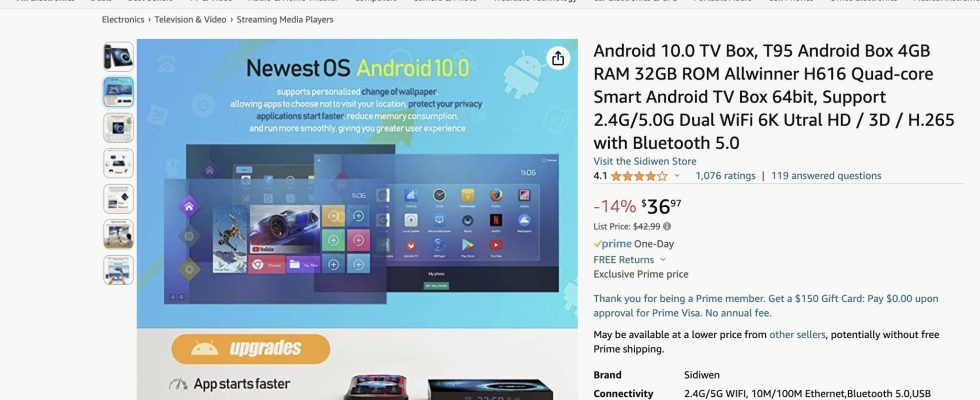 1684469619 Beliebte Android TV Boxen die bei Amazon verkauft werden sind mit Malware