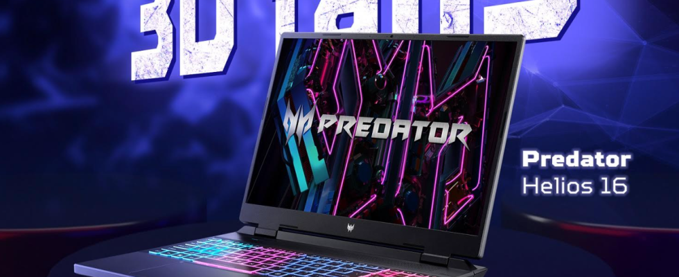 Acer bringt Predator Helios Neo mit Intel Core Prozessoren der 13 Generation