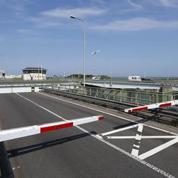 Afsluitdijk wegen Ausfall in beiden Richtungen gesperrt Innere