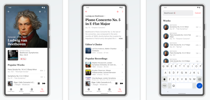 Apple Music Classical ist jetzt fuer Android verfuegbar