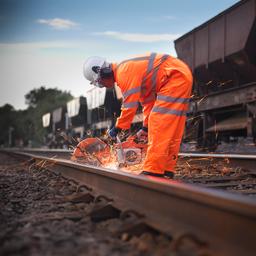 Bahnreisende werden in diesem Jahr haeufiger durch Mehrarbeit belaestigt