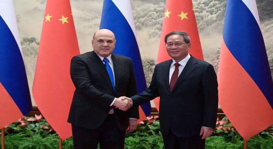 Bei seinem Besuch in Peking sagte der russische Premierminister Mischustin