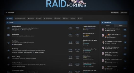 Benutzerdaten von RaidForums sind ein Jahr nach der Abschaltung des