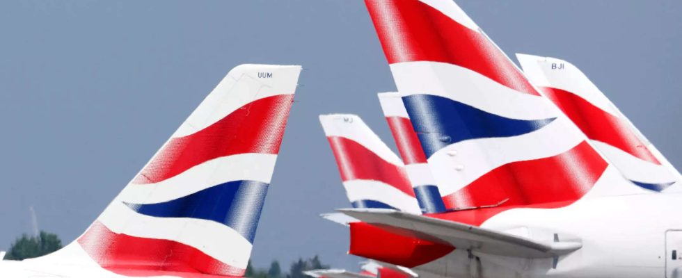 British Airways IT Ausfall bei British Airways fuehrt zu mehr Flugausfaellen