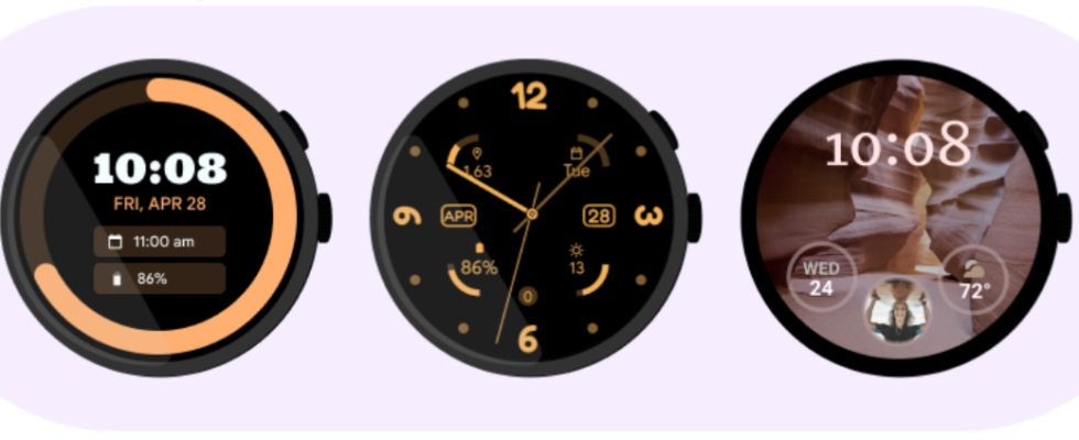 Das Erstellen von Wear OS Zifferblaettern ist jetzt noch einfacher