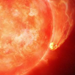 Das Schicksal der Erde wird erstmals aufgezeichnet Stern verschluckt Planeten