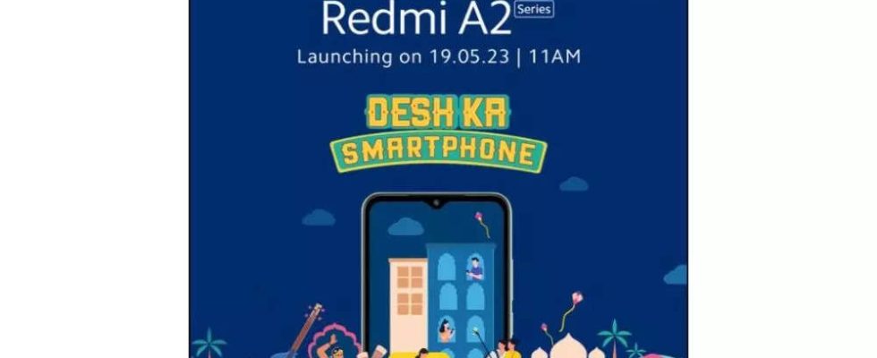 Die Redmi A2 Serie wird am 19 Mai in Indien eingefuehrt