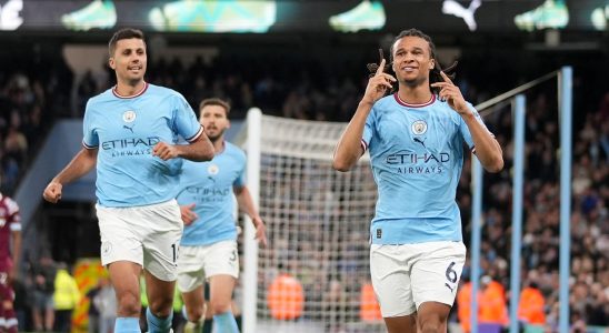 Die Tore von Ake und Haaland fuehren Manchester City zu