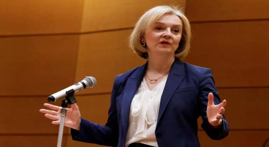 Die ehemalige britische Premierministerin Liz Truss warnt vor Drohungen Chinas