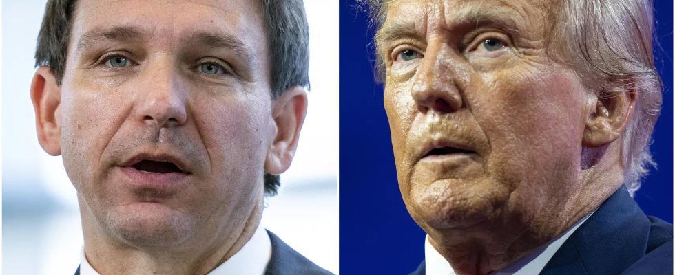 Don vs Ron Warum Trump DeSantis im Rennen 2024 verpruegelt