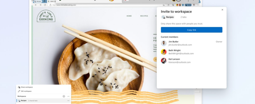 Edge Die oeffentliche Vorschau von Microsoft Edge Workspaces ist jetzt