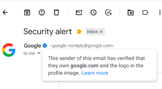 Gmail erhaelt blaue verifizierte Haekchen