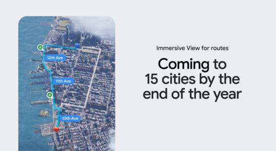 Google Maps erweitert „Immersive View auf Routen Was es bedeutet