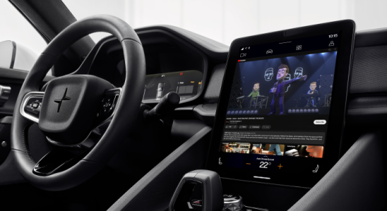 Google bringt YouTube in mehr Autos beginnend mit Polestar