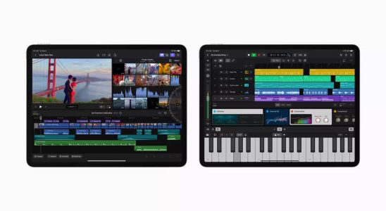 Ipad Final Cut Pro und Logic Pro kommen auf dem