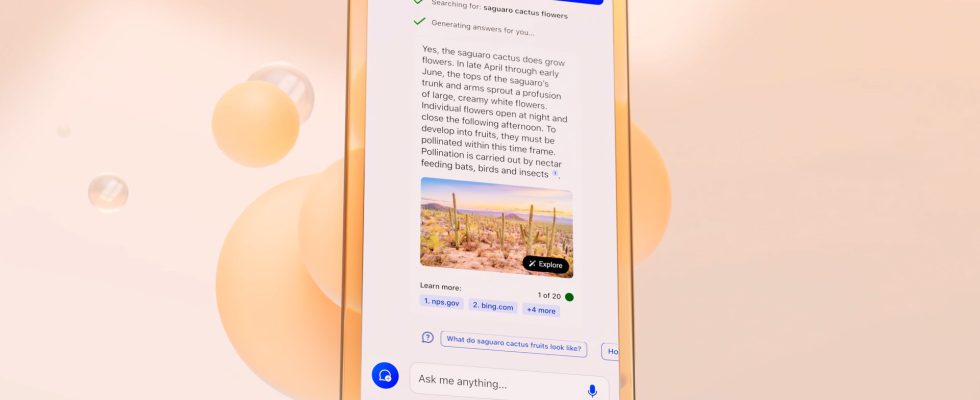 Microsoft verstaerkt KI mit neuen Bing Funktionen