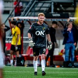 NAC Breda erreicht die naechste Play off Runde mit Feldspieler im Tor