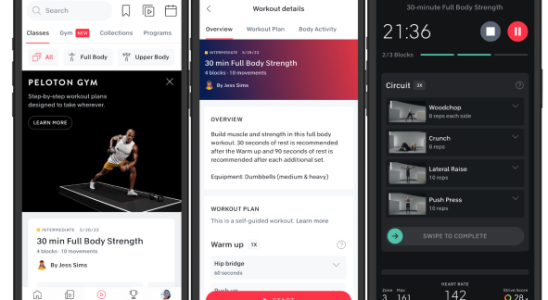 Peloton startet seine Trainings App mit neuen kostenlosen und teureren Abonnementstufen