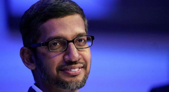 Pichai Das sagt Google CEO Sundar Pichai den Gewinnern des Tata