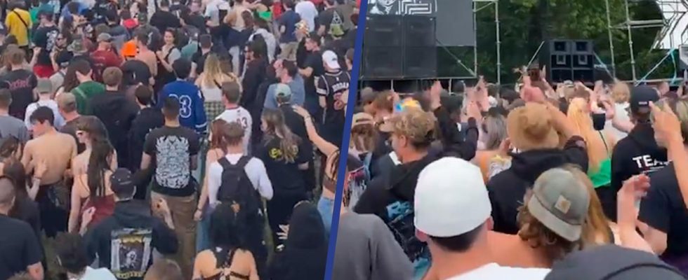 Riesiger illegaler Rave in franzoesischem Dorf endet nach fuenf Tagen