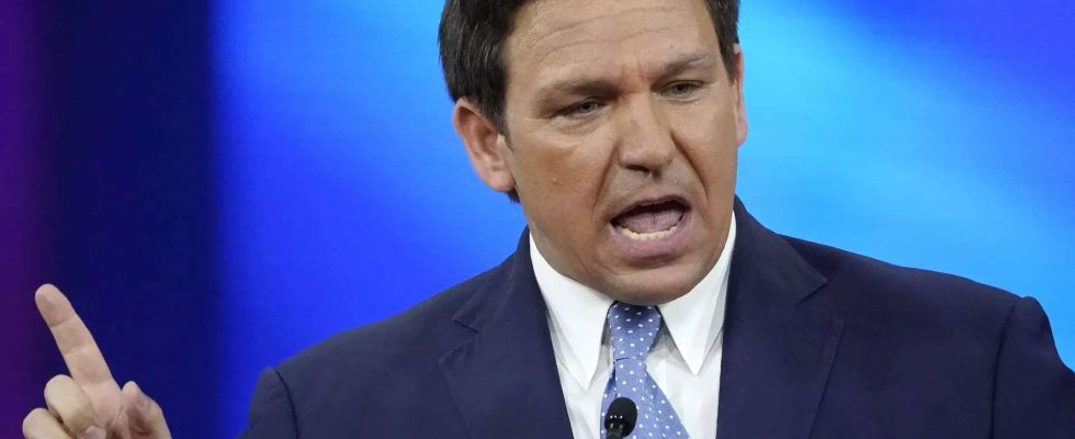 Ron DeSantis geht als Trumps groesste Bedrohung ins Rennen um