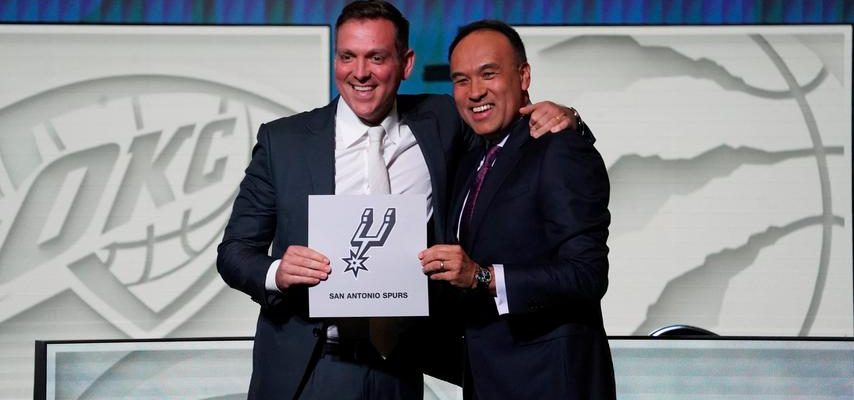 San Antonio Spurs gewinnen im Lotto und waehlen Basketball Sensation Wembanyama