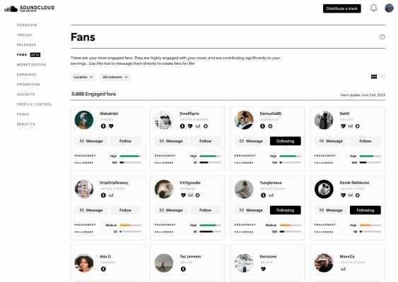 SoundCloud debuetiert mit einem Fan Engagement Tool fuer Kuenstler