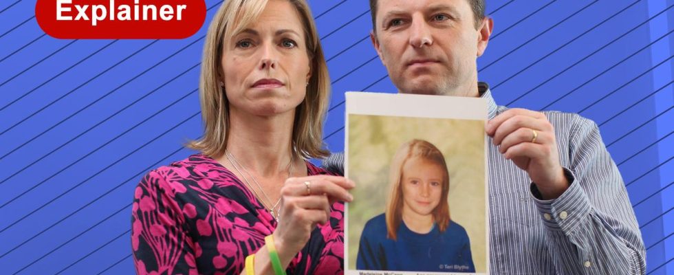 Suche nach Madeleine McCann abgeschlossen Gegenstaende an Deutschland uebergeben