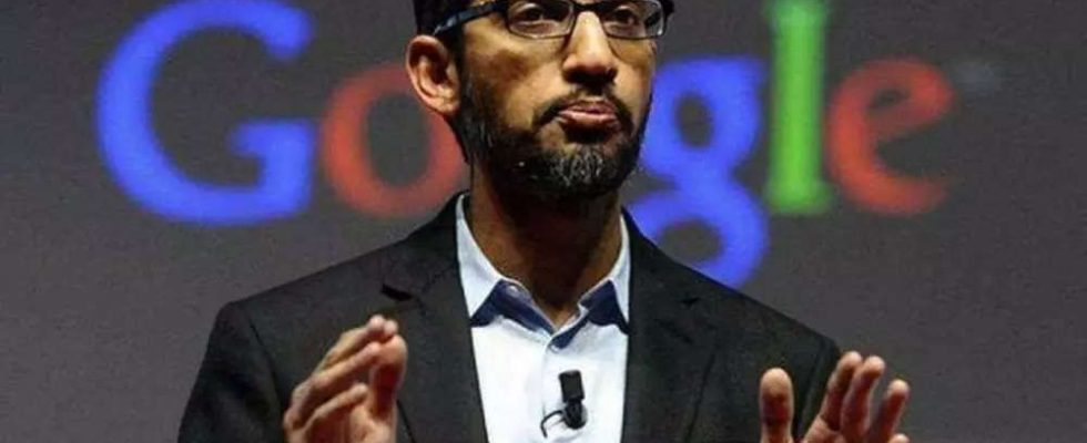 Sundar Pichai CEO von Google dankt IT Minister Ashwini Vaishnaw