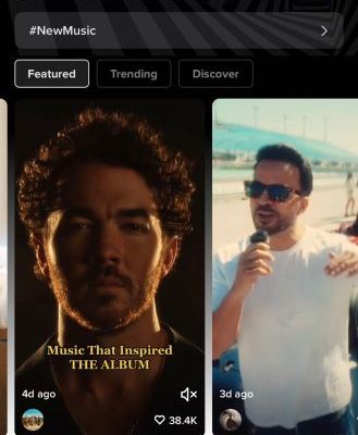 TikTok erhoeht die Lautstaerke seiner Musikwiedergabe mit der NewMusic Suchfunktion
