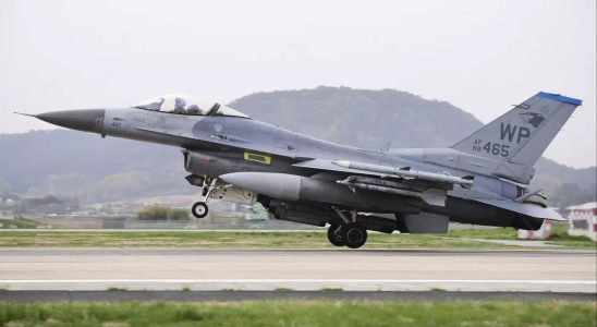 US Jet F 16 stuerzt waehrend des Trainings suedlich von Seoul ab