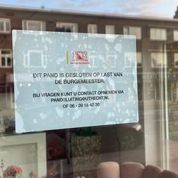 Utrechter Schoenheitssalon voruebergehend geschlossen nachdem Sprengstoff an der Tuer gefunden