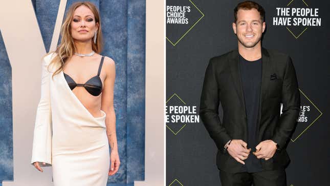 Was machte Olivia Wilde in einem weissen Kleid bei Colton