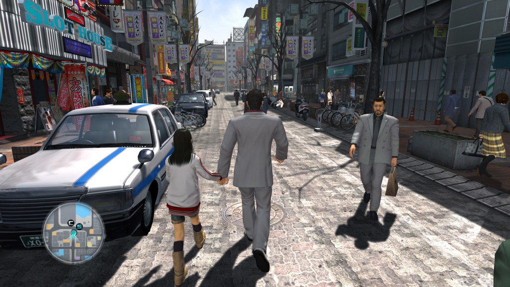 Yakuza 3 ist ein großartiges Spiel, bei dem Morning Glory Papa Kiryu Kazuma Freundlichkeit, Adel und gute Eigenschaften verkörpert