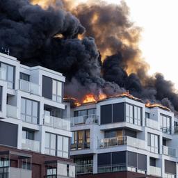 Alle 95 Wohnungen nach Brand in Amsterdam unbewohnbar Innere