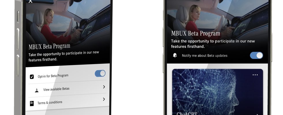Aus irgendeinem Grund fuegt Mercedes seinem Infotainmentsystem ChatGPT hinzu