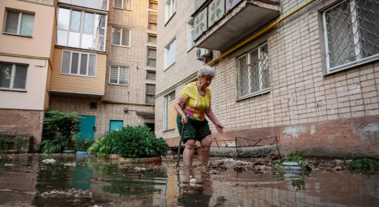 Dammbruch Russland sagt es habe UN Hilfe im Ueberschwemmungsgebiet wegen „Sicherheitsbedenken