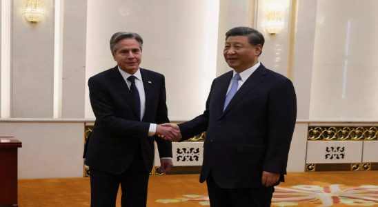 Der chinesische Praesident Xi fuehrt Gespraeche mit US Aussenminister Blinken in