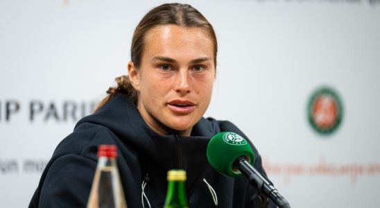 Der weissrussische Tennisstar Sabalenka fuehlt sich unsicher und sagt Pressekonferenz