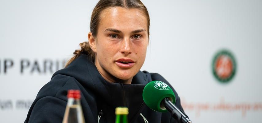 Der weissrussische Tennisstar Sabalenka fuehlt sich unsicher und sagt Pressekonferenz